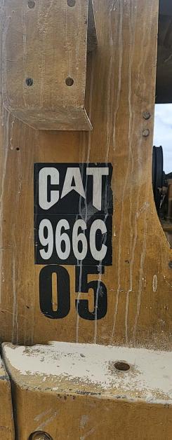 CAT 966C loader model marking and equipment number 06