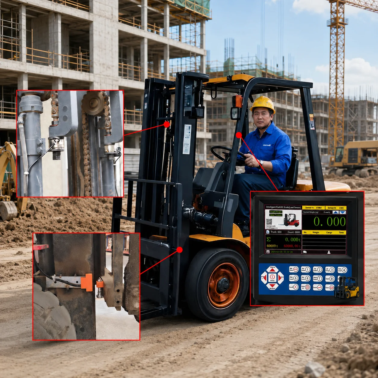 Forklift Scale Kit for Diesel & Electric Forklifts view 2