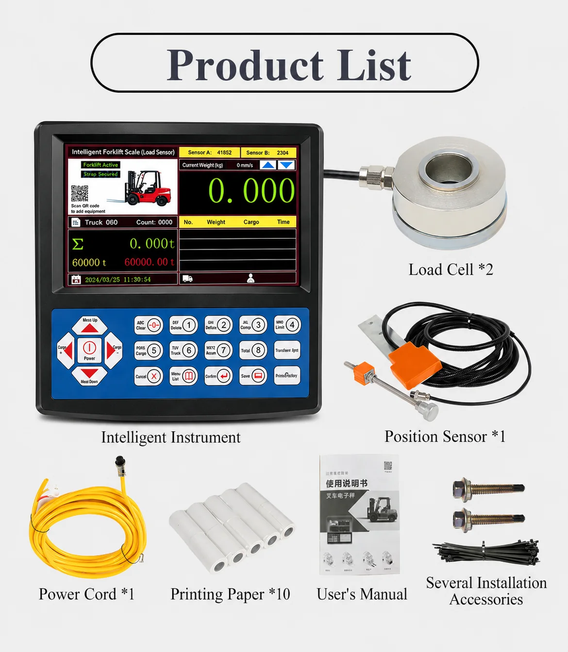 Forklift Scale Kit for Diesel & Electric Forklifts view 3