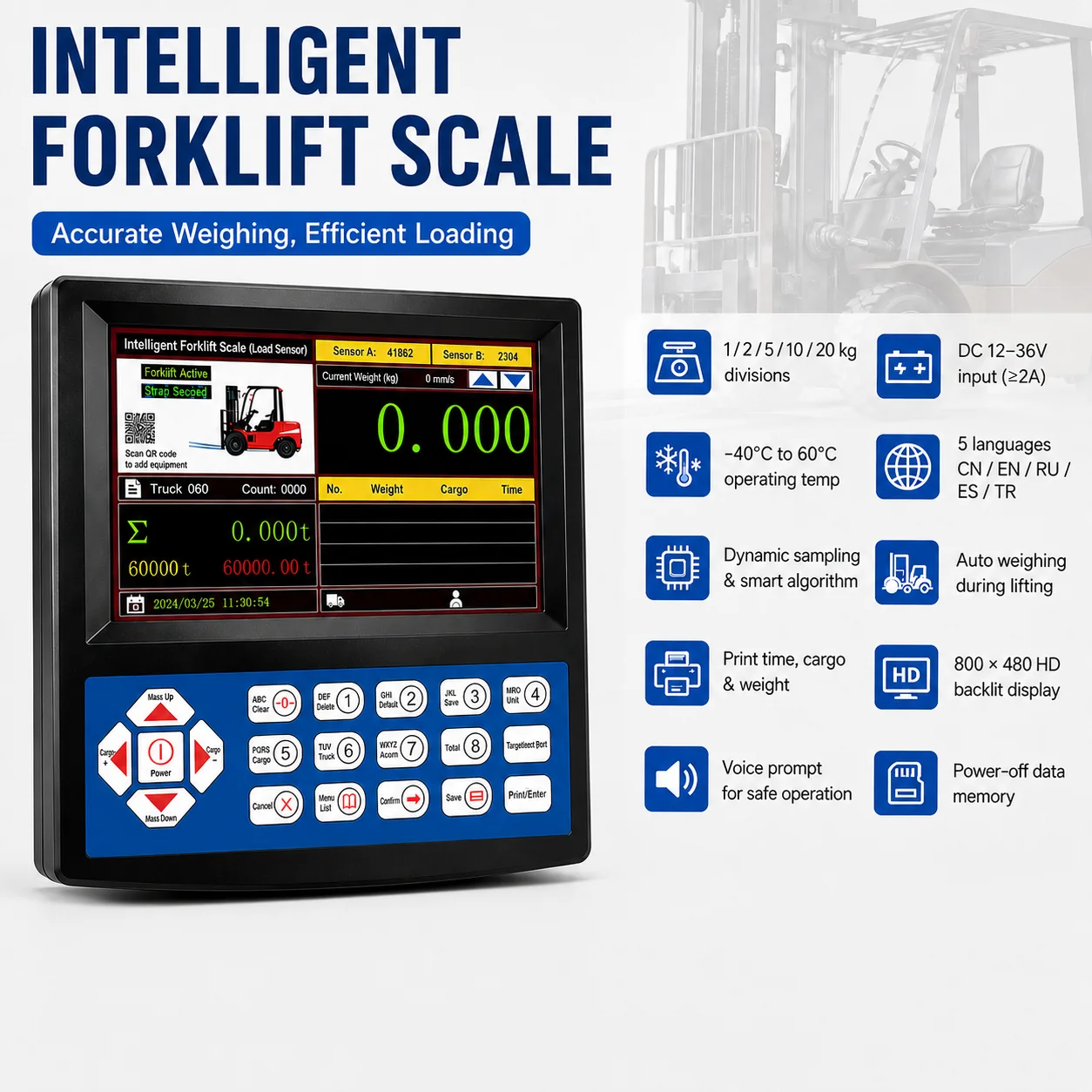 Forklift Scale Kit for Diesel & Electric Forklifts view 4