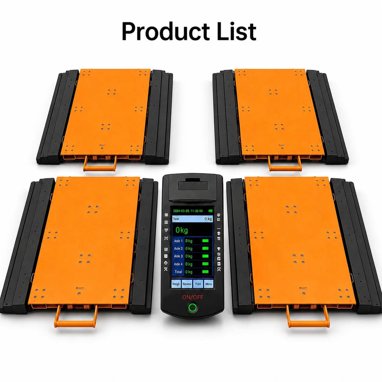 Portable Axle Scale for Truck Weight Inspection view 3