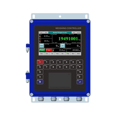 Touch Screen LCD Conveyor Belt Indicator Controller with Ration Flow Feeding & Ration Weight Batch Control