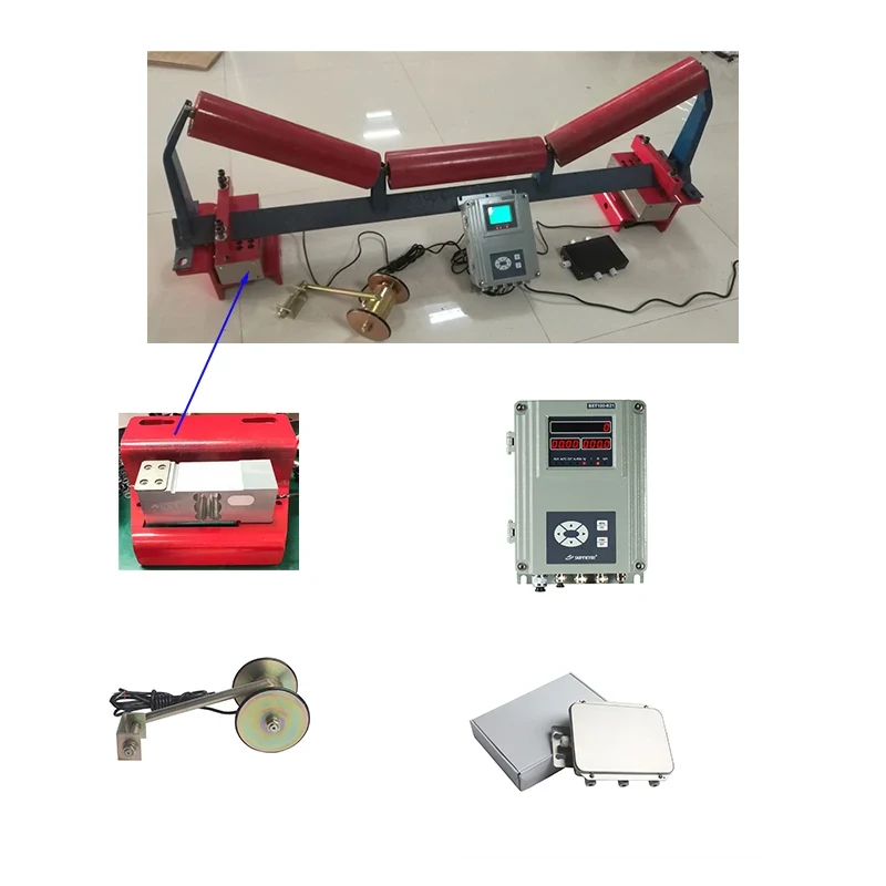 LCD Display Continuous Conveyor Conveyor Belt Scale Feeder Weigher Controller for Coal Mine with OEM Support view 2