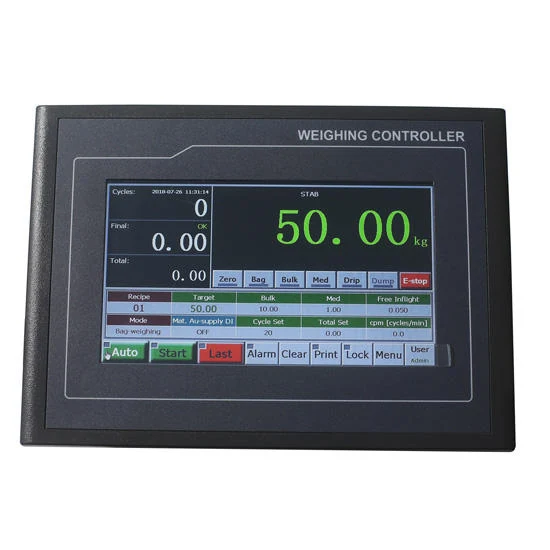 เครื่องแสดงค่าเครื่องชั่งบรรจุถุง FMSCales, เครื่องควบคุมบรรจุถุงถังป้อนเดี่ยวสำหรับงานชั่งอุตสาหกรรม BST106-M10[AL] view 16
