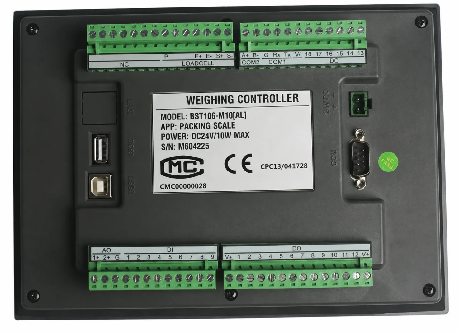 เครื่องแสดงค่าเครื่องชั่งบรรจุถุง FMSCales, เครื่องควบคุมบรรจุถุงถังป้อนเดี่ยวสำหรับงานชั่งอุตสาหกรรม BST106-M10[AL] view 27