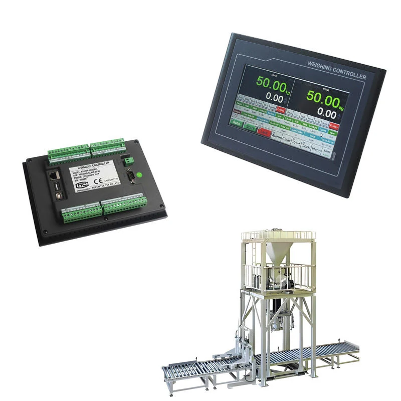 Automatic Double-Scale Weighing Controller for Filling Bagging Machine, Weighing Machine Packaging Scale Controller view 5
